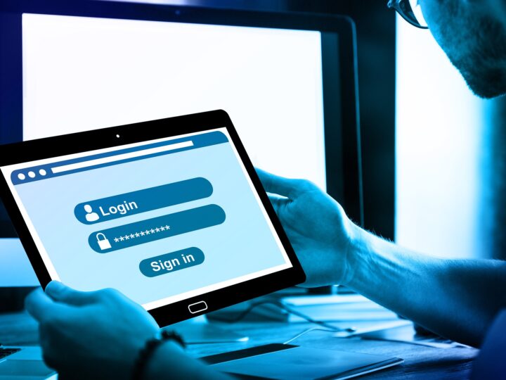Illustration d'une authentification par mot de passe